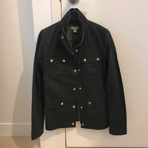 Jcrew Olive Green Light Jacket